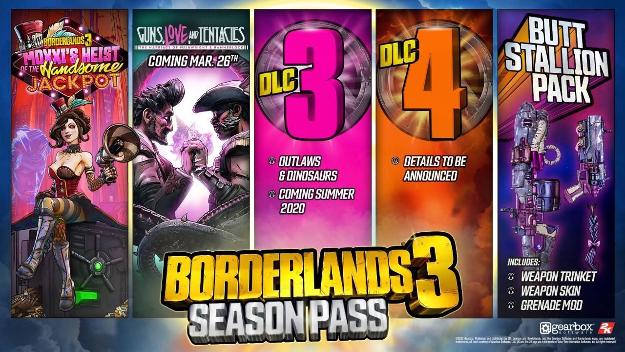 (18.76$) Borderlands 3 - Season Pass DLC Steam Altergift