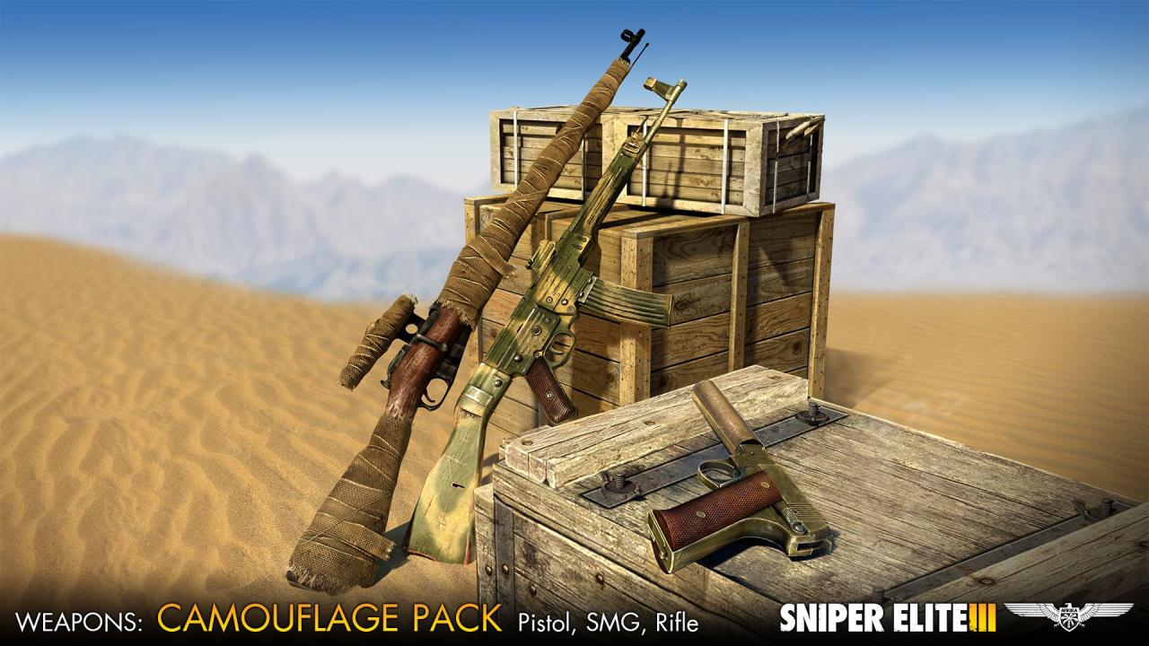 (2.25$) Sniper Elite III - Camouflage Weapons Pack DLC Steam CD Key