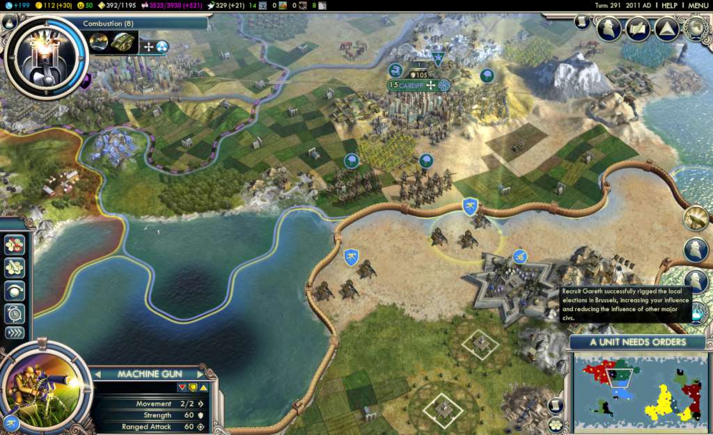(2.55$) Sid Meier's Civilization V + Gods and Kings Expansion Steam CD Key