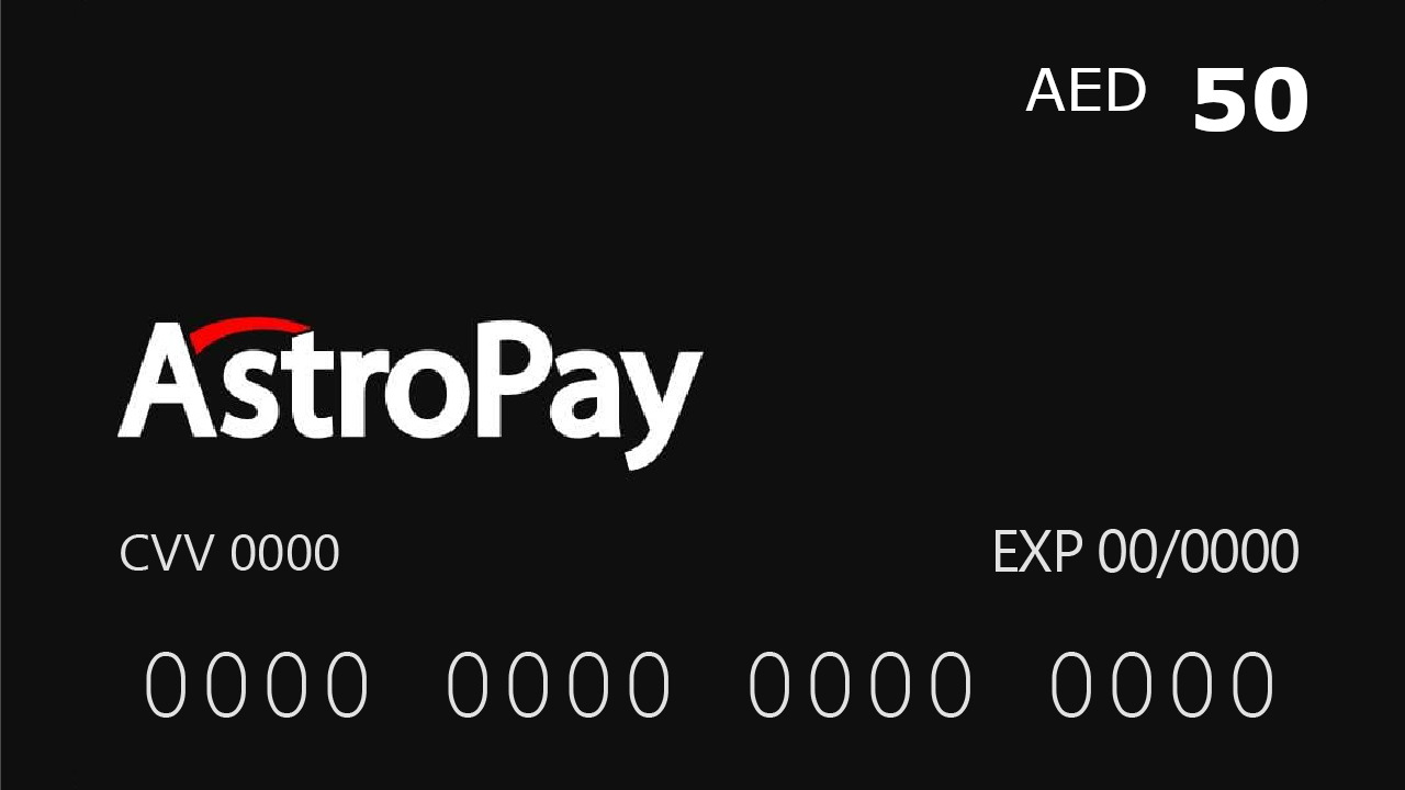(16.47$) Astropay Card 50 AED AE