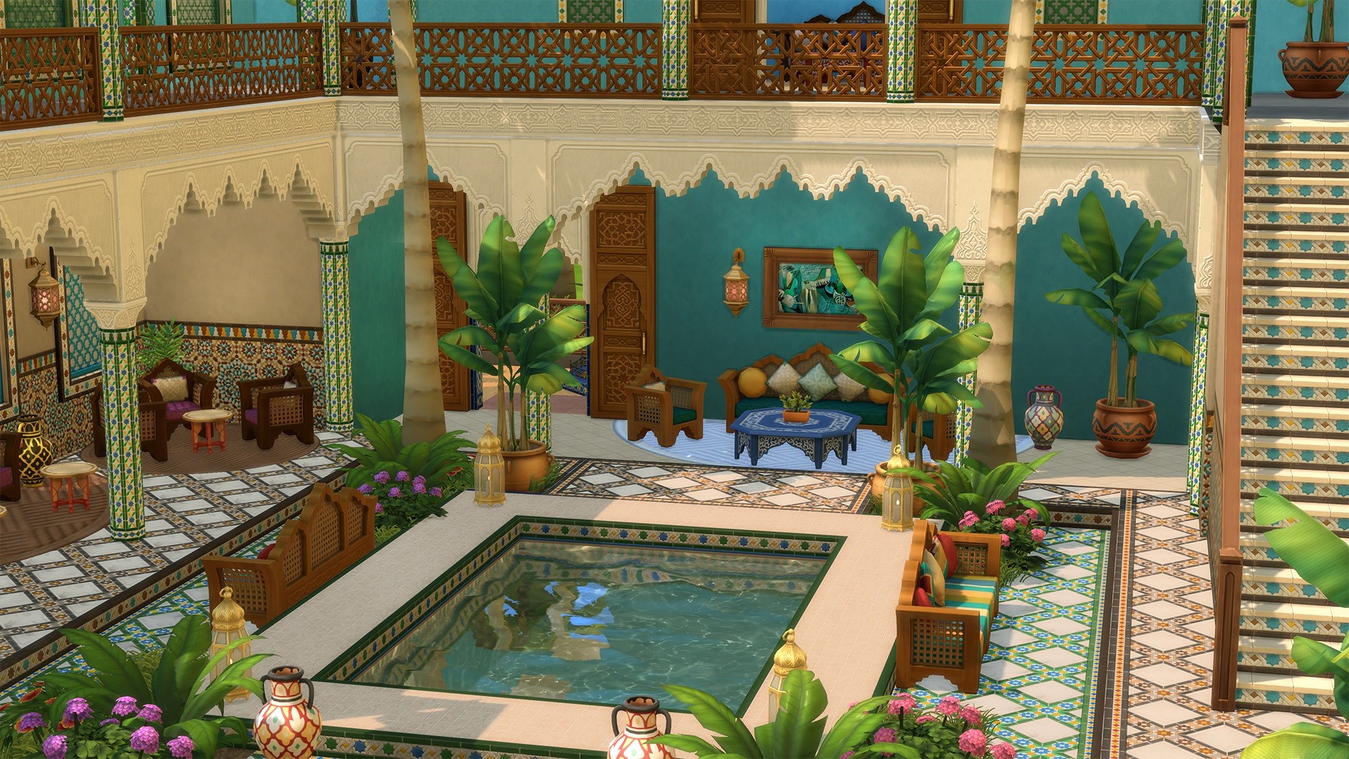 (5.28$) The Sims 4 - Courtyard Oasis Kit DLC Origin CD Key