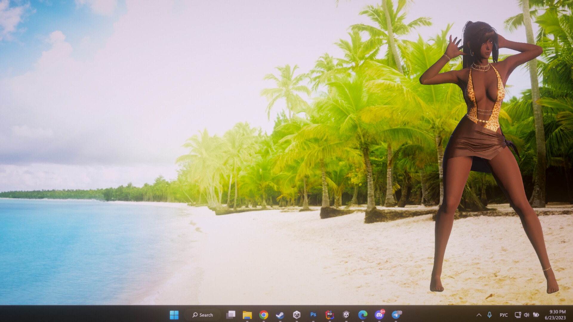 (2.45$) Desktop Beach Girls - 18+ DLC Steam CD Key