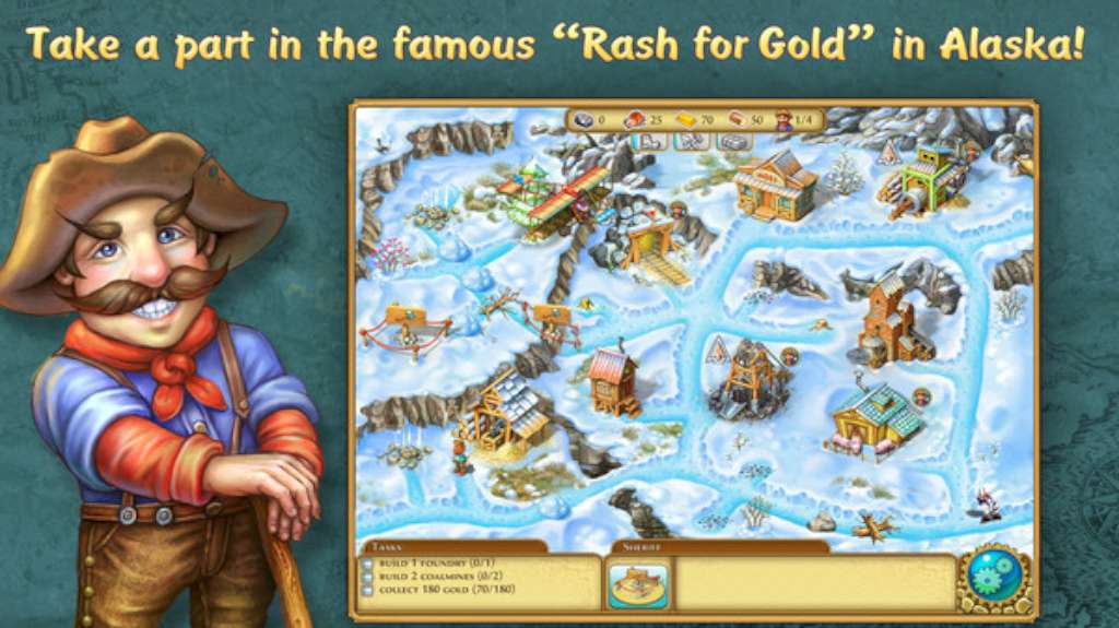 (0.88$) Rush for gold: Alaska Steam CD Key