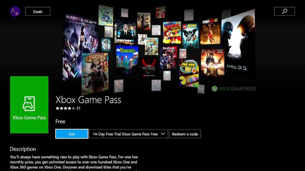 (34.99$) Xbox Game Pass - 3 Months US XBOX One CD Key