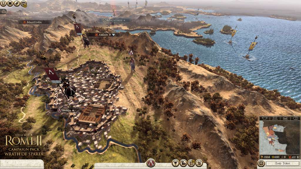 (7.24$) Total War: ROME II - Wrath of Sparta DLC Steam CD Key