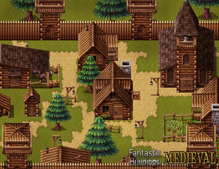 (6.54$) RPG Maker VX Ace - Fantastic Buildings: Medieval Steam CD Key