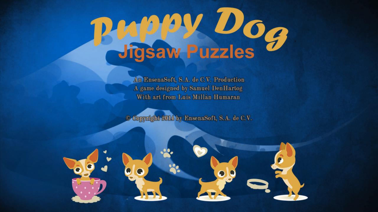 (4.16$) Puppy Dog: Jigsaw Puzzles Steam CD Key