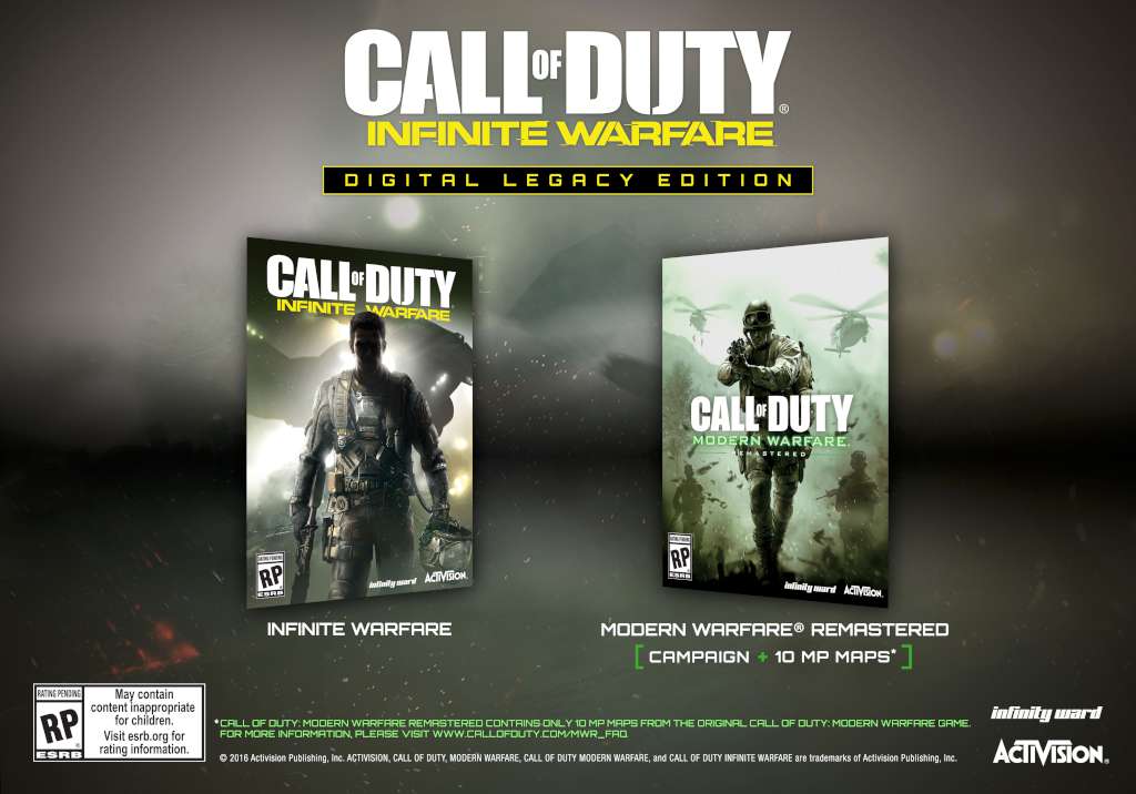 (68.2$) Call of Duty: Infinite Warfare Legacy Edition NA Steam CD Key