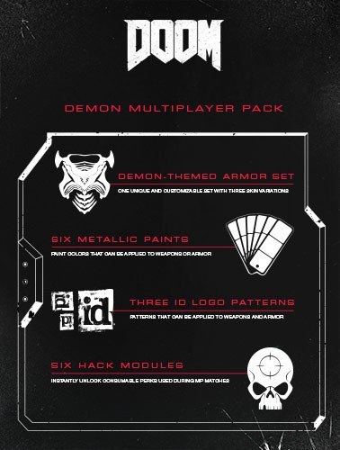 (3.38$) Doom - Demon Multiplayer Pack DLC US XBOX One CD Key