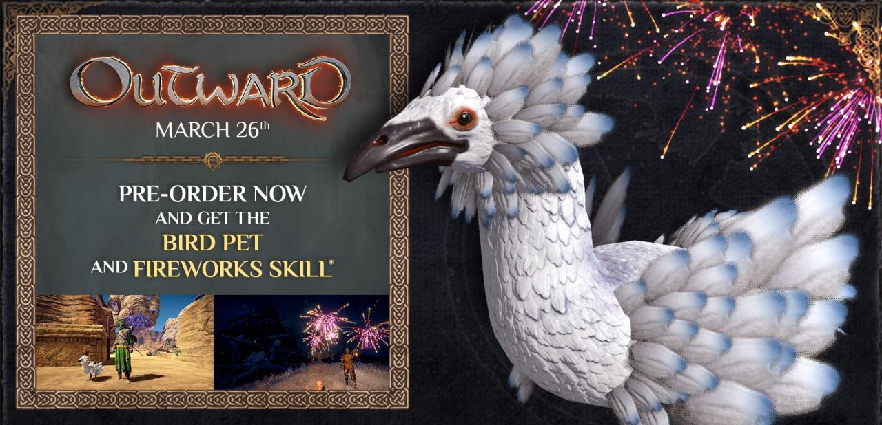 (1.67$) Outward - Pearl Bird Pet and Fireworks Skill DLC Steam CD Key