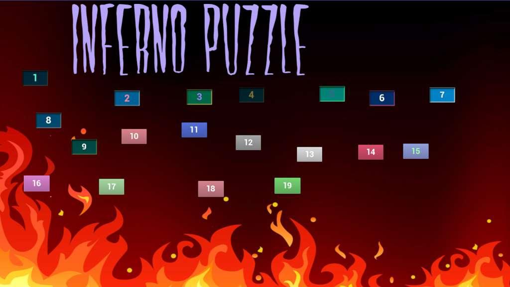 (0.89$) Inferno Puzzle Steam CD Key