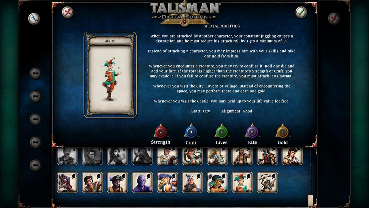 (0.86$) Talisman - Character Pack #12 - Jester DLC Steam CD Key