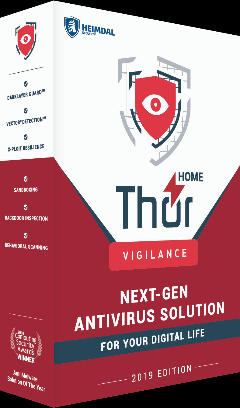 (18.36$) THOR Vigilance Home - Antivirus (1 year / 3 PCs)