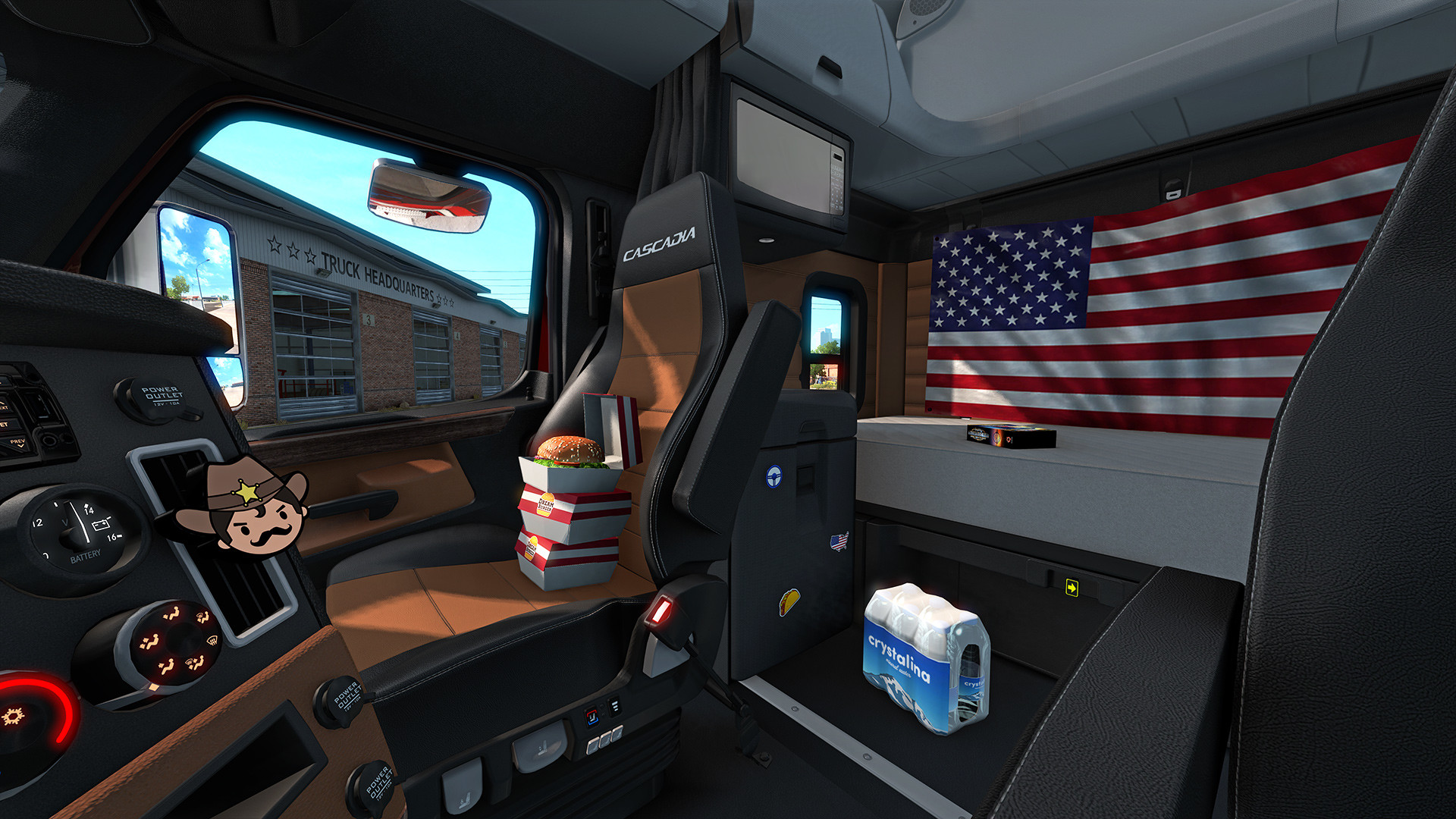 (124.46$) American Truck Simulator - Cabin Accessories DLC Steam CD Key