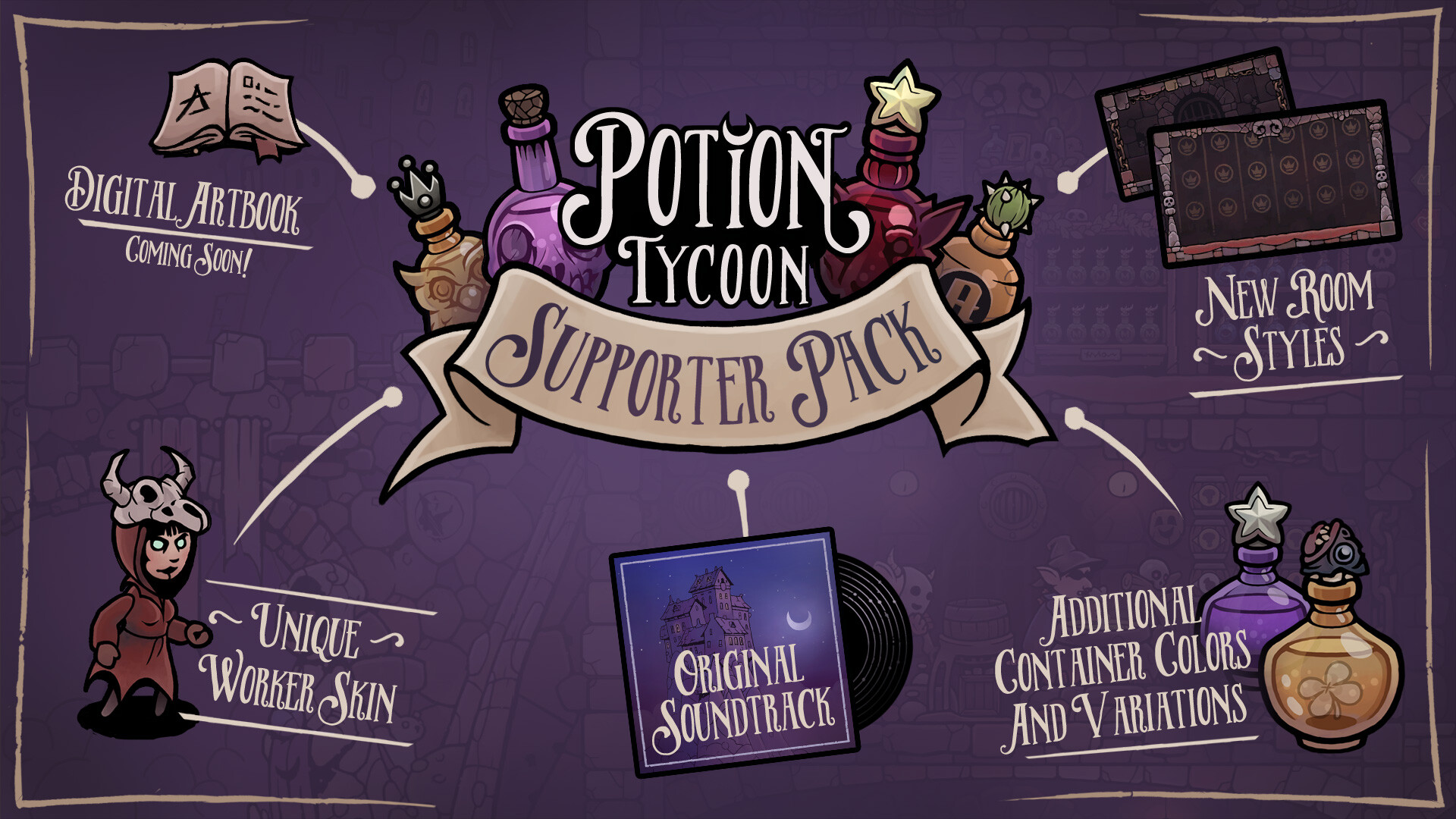 (7.88$) Potion Tycoon - Supporter Pack DLC Steam CD Key