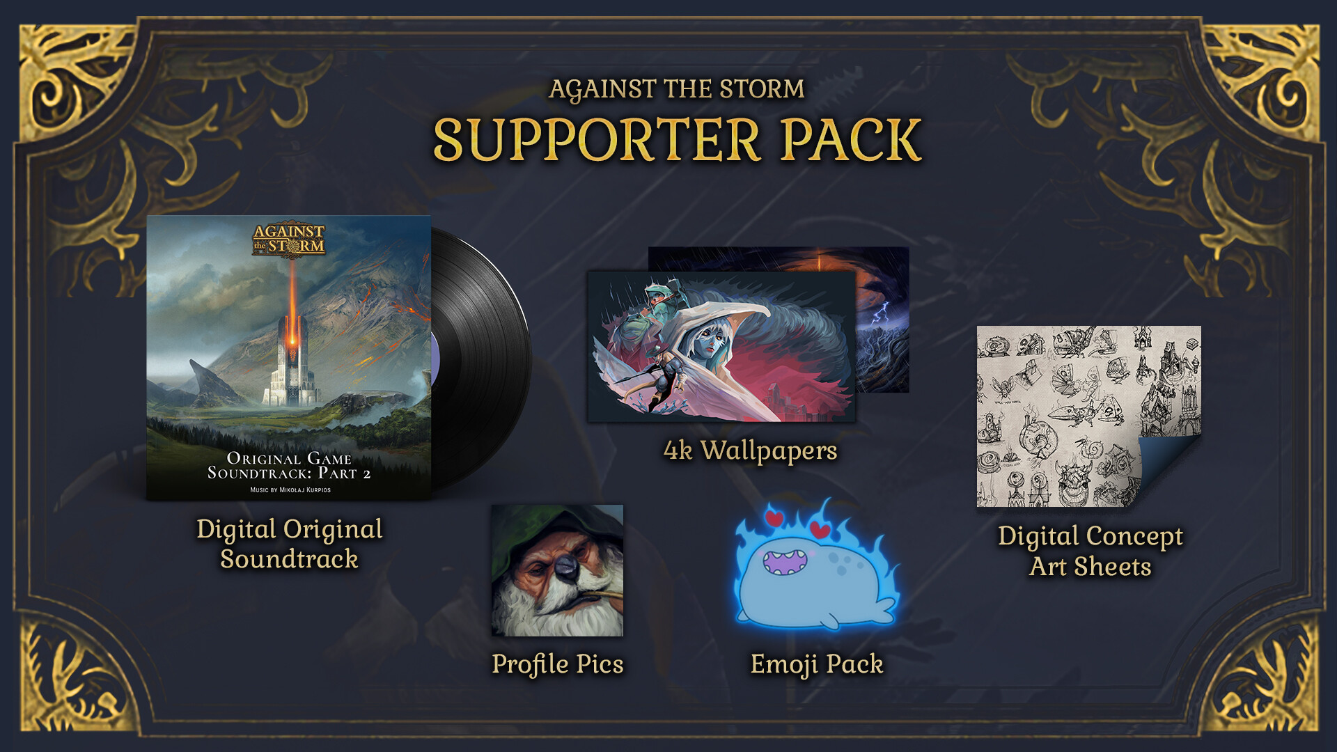 (7.74$) Against the Storm - Supporter Pack DLC Steam CD Key