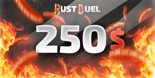 (289.78$) RustDuel.gg $250 Sausage Gift Card