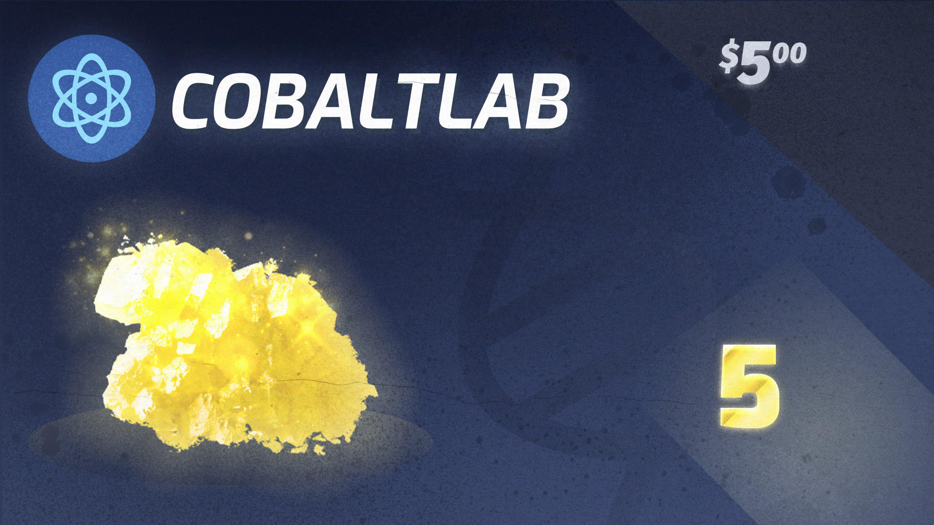 (5.1$) Cobaltlab.tech 5 Sulfur Gift Card
