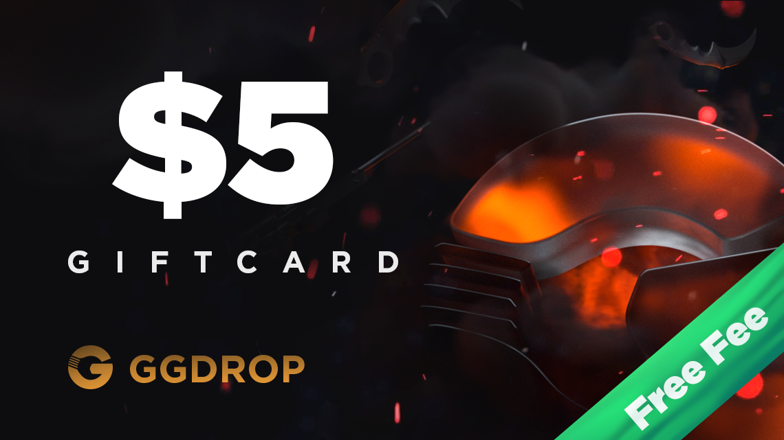 (5.42$) GGdrop $5 Gift Card