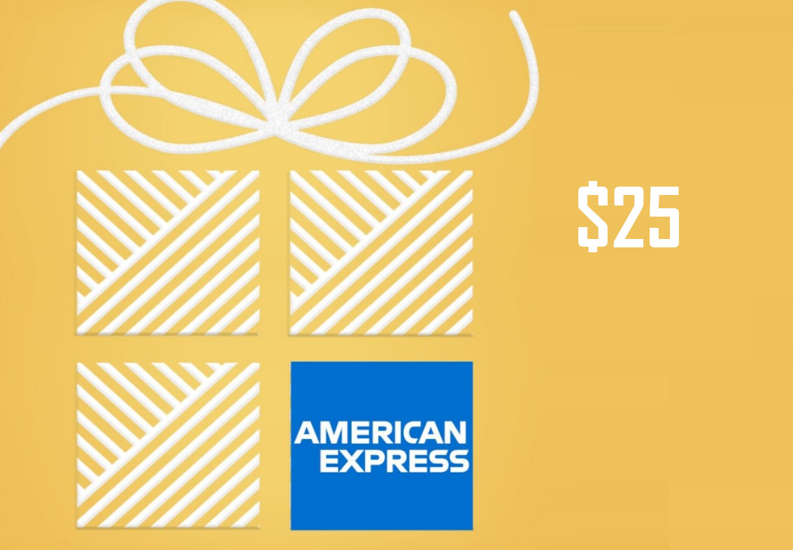 (33.25$) American Express $25 USD Gift Card