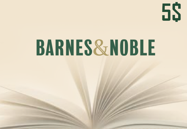 (3.38$) Barnes and Noble $5 Gift Card US