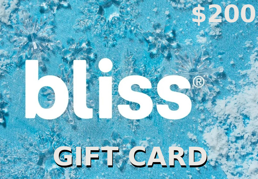 (111.87$) Bliss Spa $200 Gift Card US