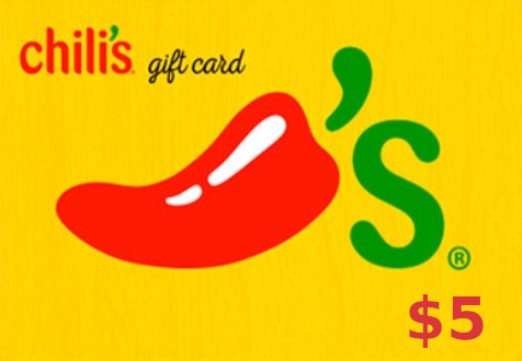 (3.67$) Chili's $5 Gift Card US