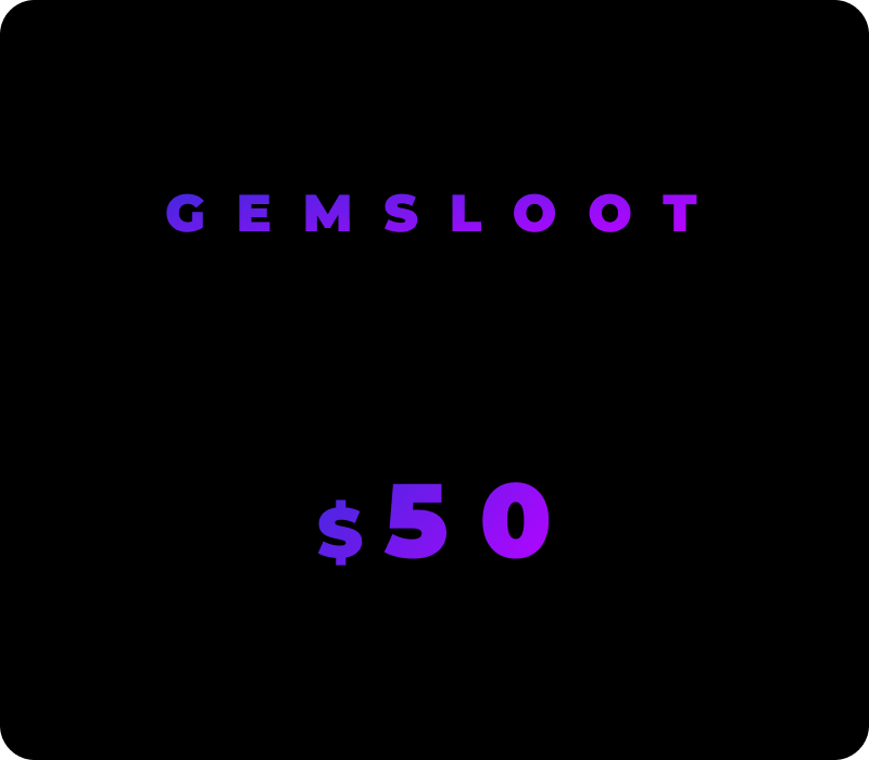 (49.91$) Gemsloot 50 USD Robux Giftcard