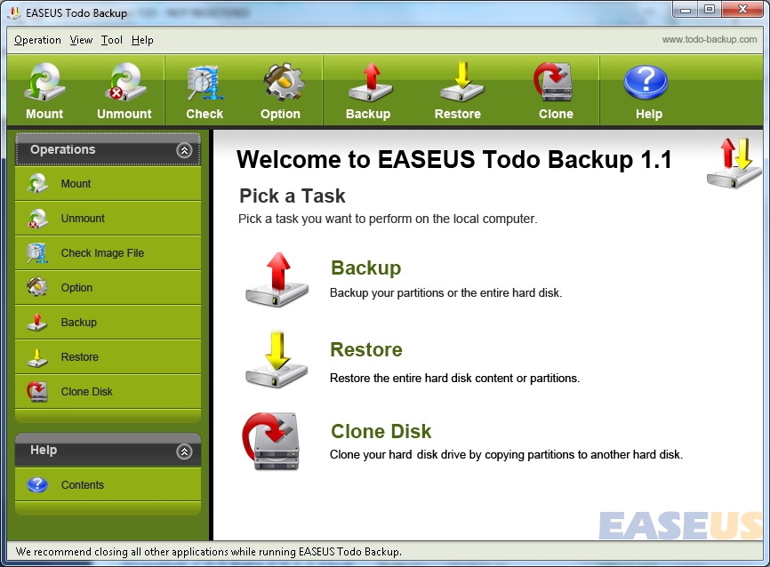 (33.89$) EaseUS ToDo Backup Home 10.0 (1PC) CD Key
