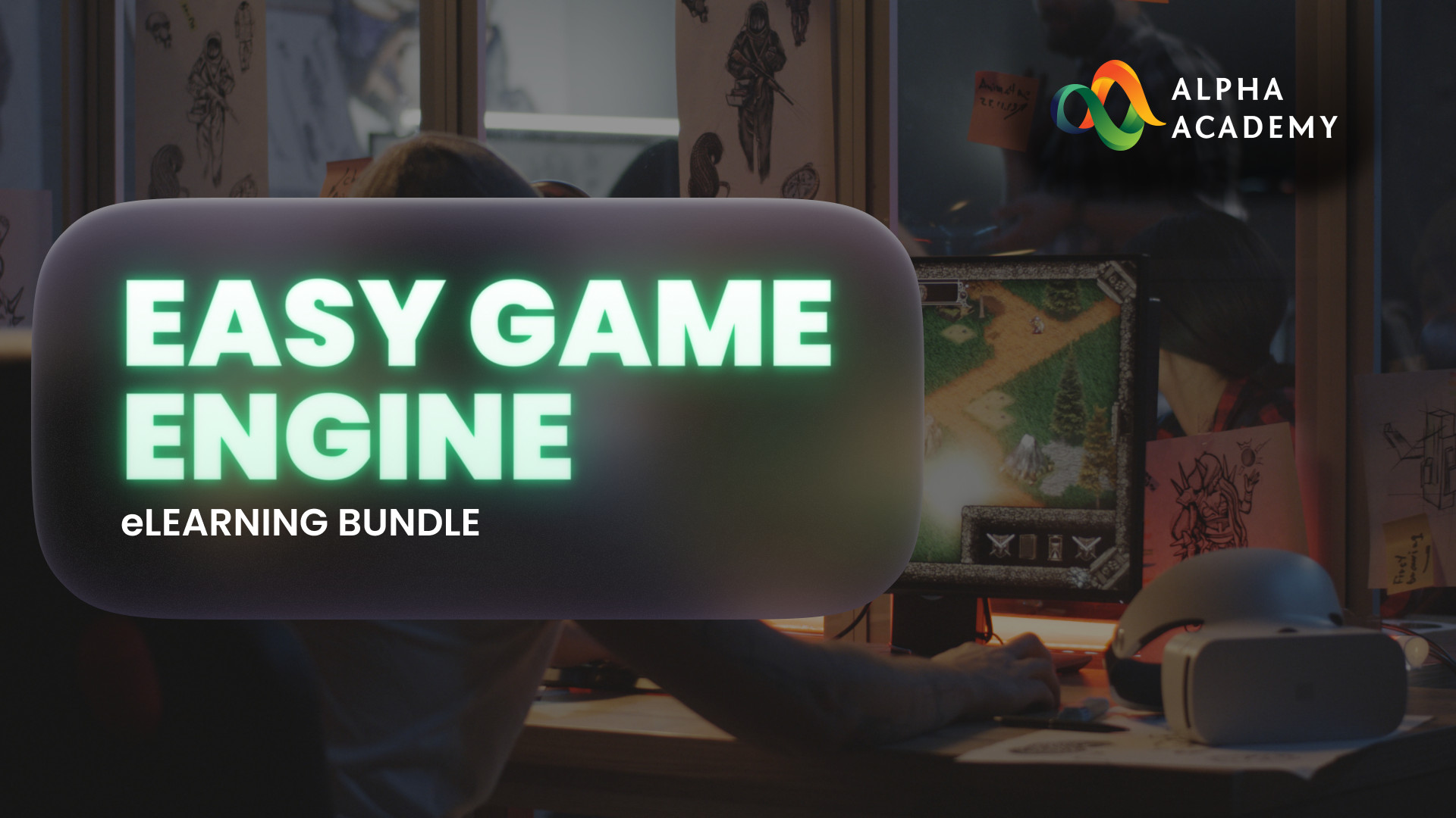 (22.59$) Easy Game Engine eLearning Bundle Alpha Academy Code