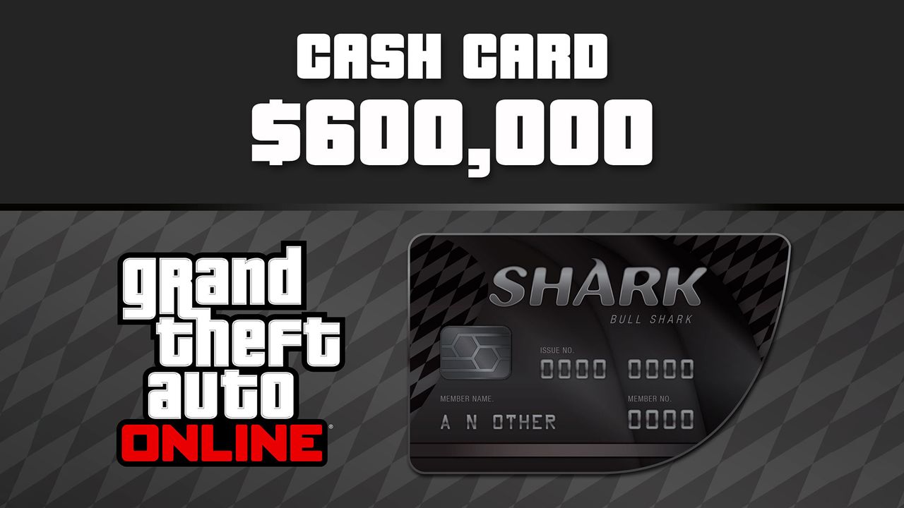 (5.85$) Grand Theft Auto Online - $600,000 Bull Shark Cash Card PC Activation Code