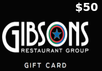 (33.9$) Gibsons Restaurant $50 Gift Card US