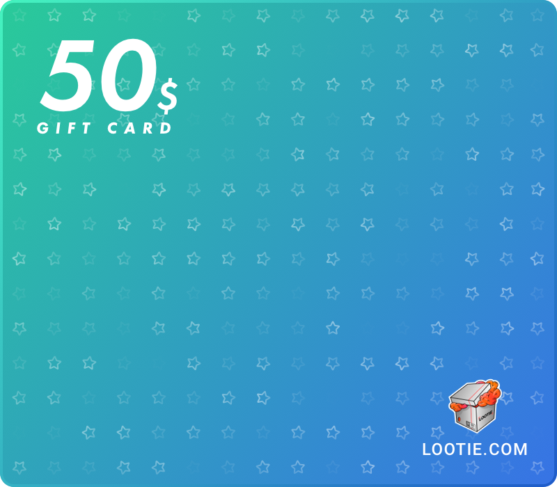 (56.5$) Lootie 50 USD Gift Card