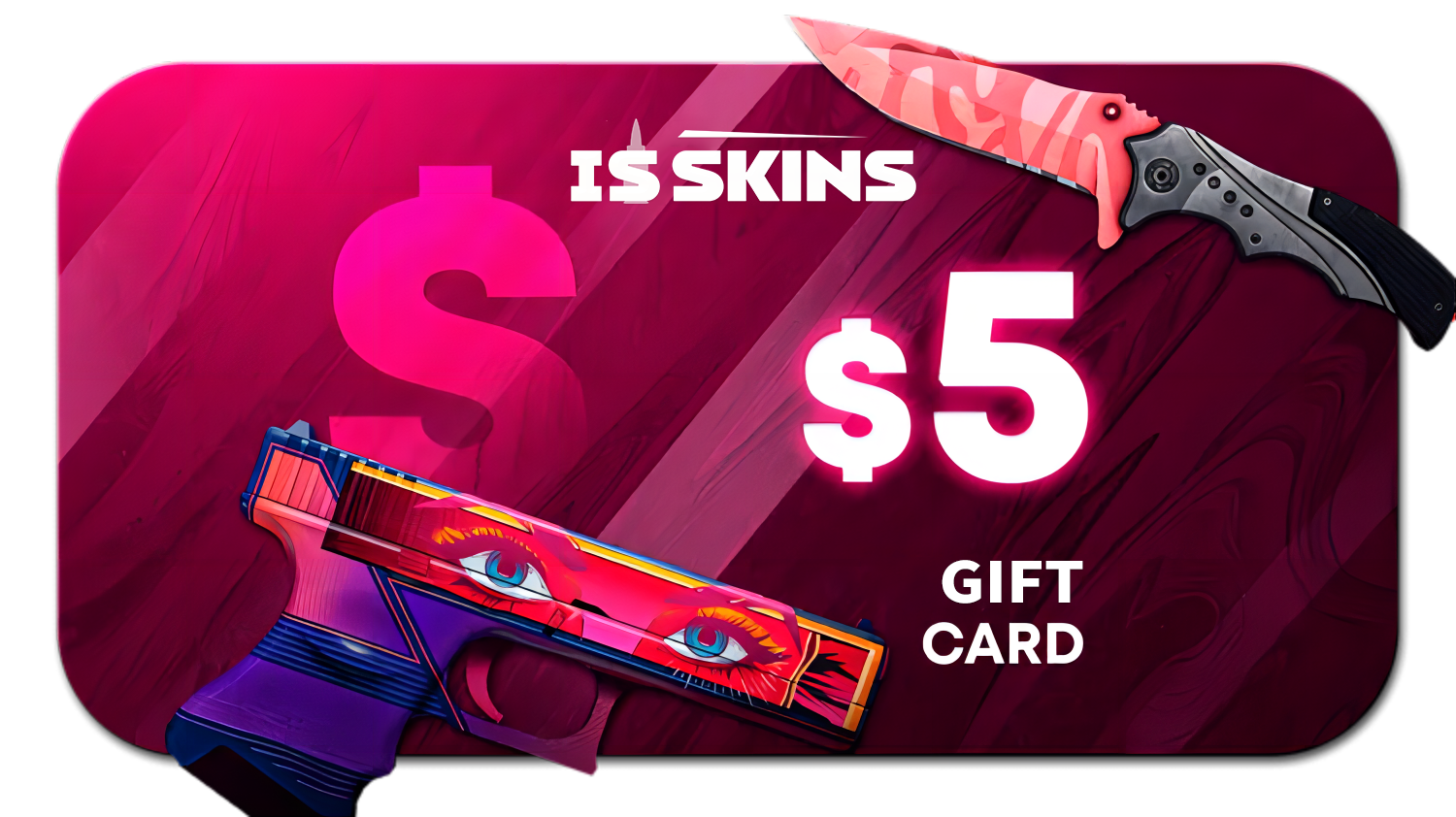 (5.29$) ISSKINS $5 Gift Card