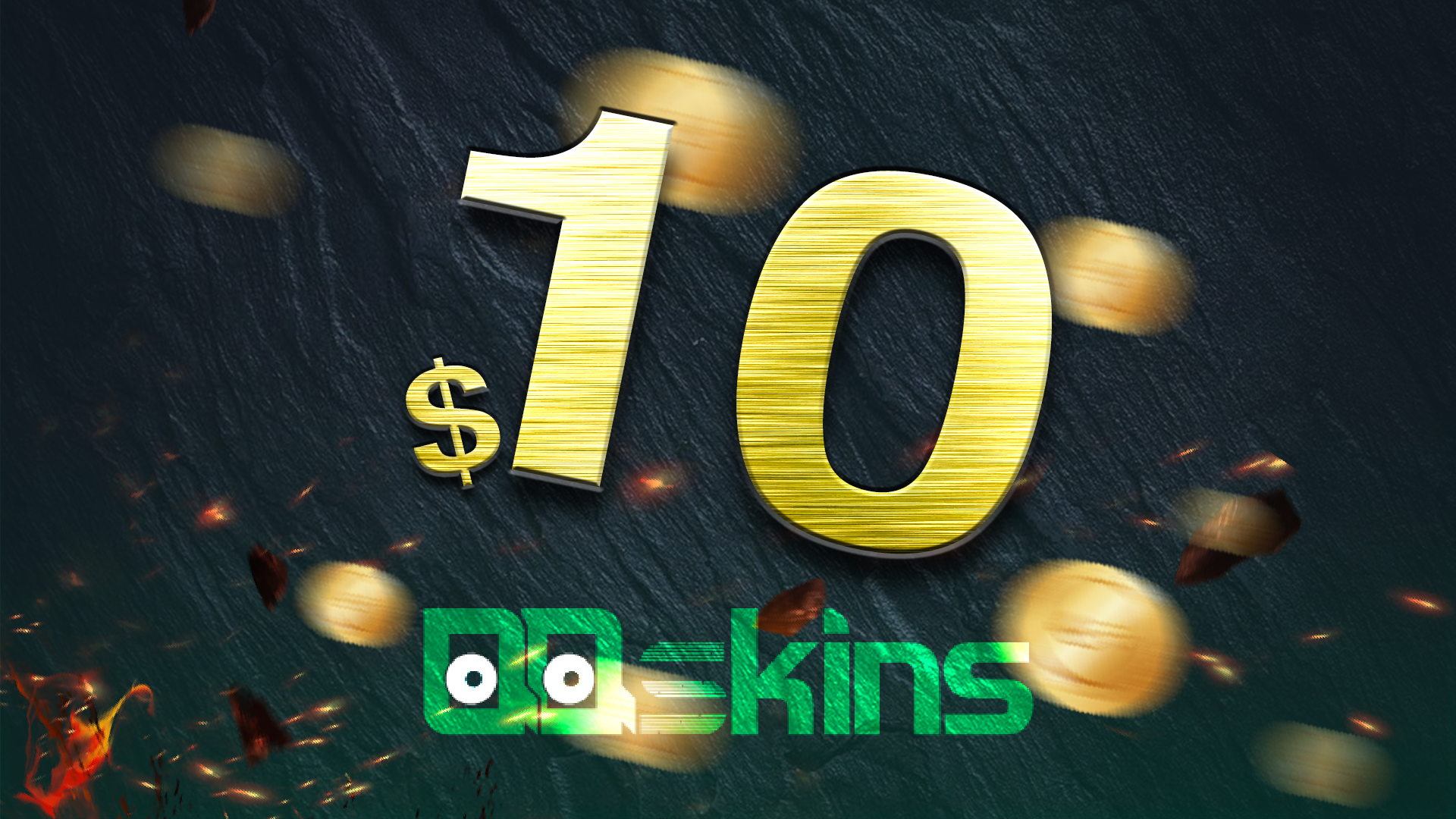 (11.32$) QQSkins $10 Wallet Card
