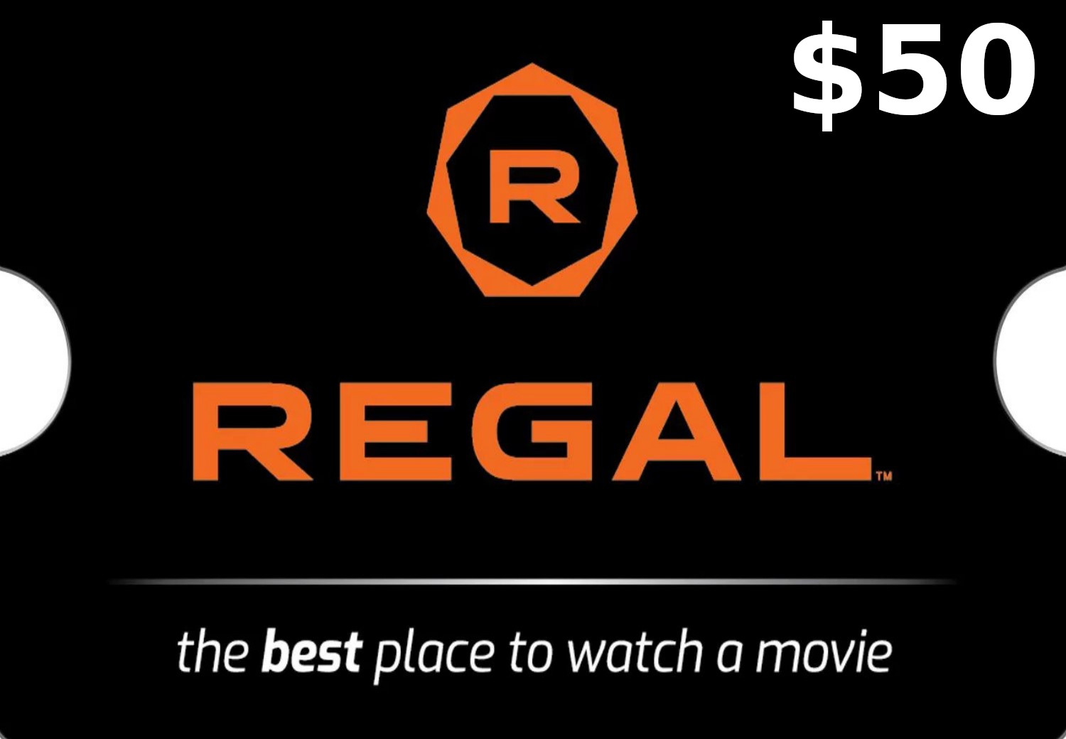 (58.38$) Regal Cinemas $50 Gift Card US