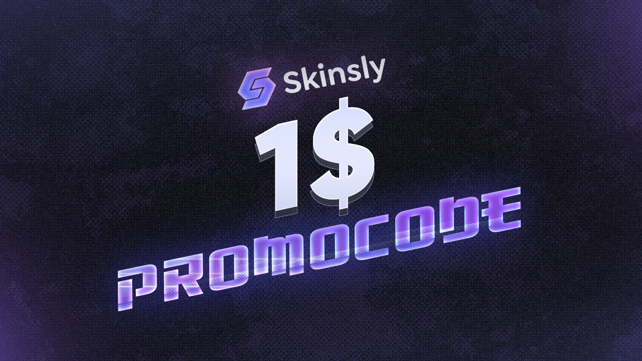 (1.34$) SKINSLY $1 Gift Card