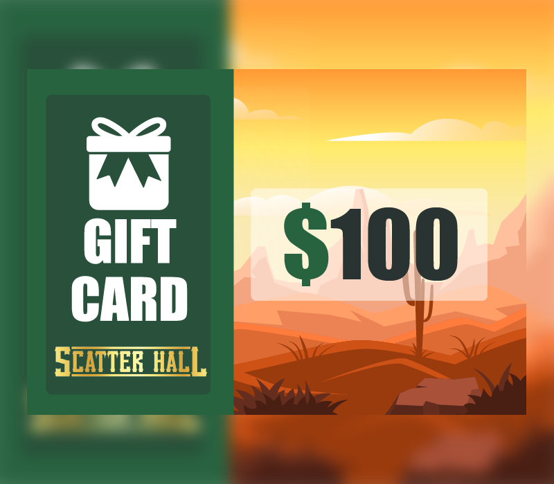 (122.21$) Scatterhall - $100 Gift Card