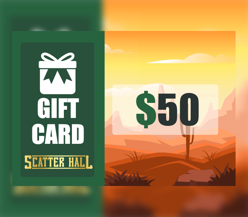 (61.19$) Scatterhall - $50 Gift Card