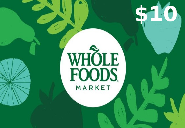 (6.78$) Whole Foods Market $10 Gift Card US
