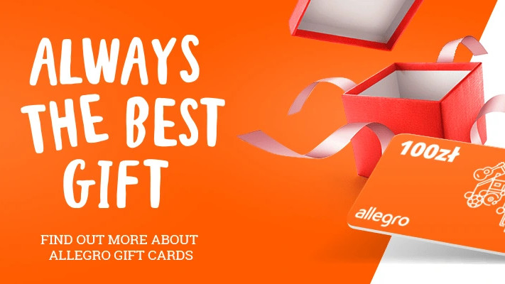 (29.39$) Allegro 100 PLN Gift Card PL