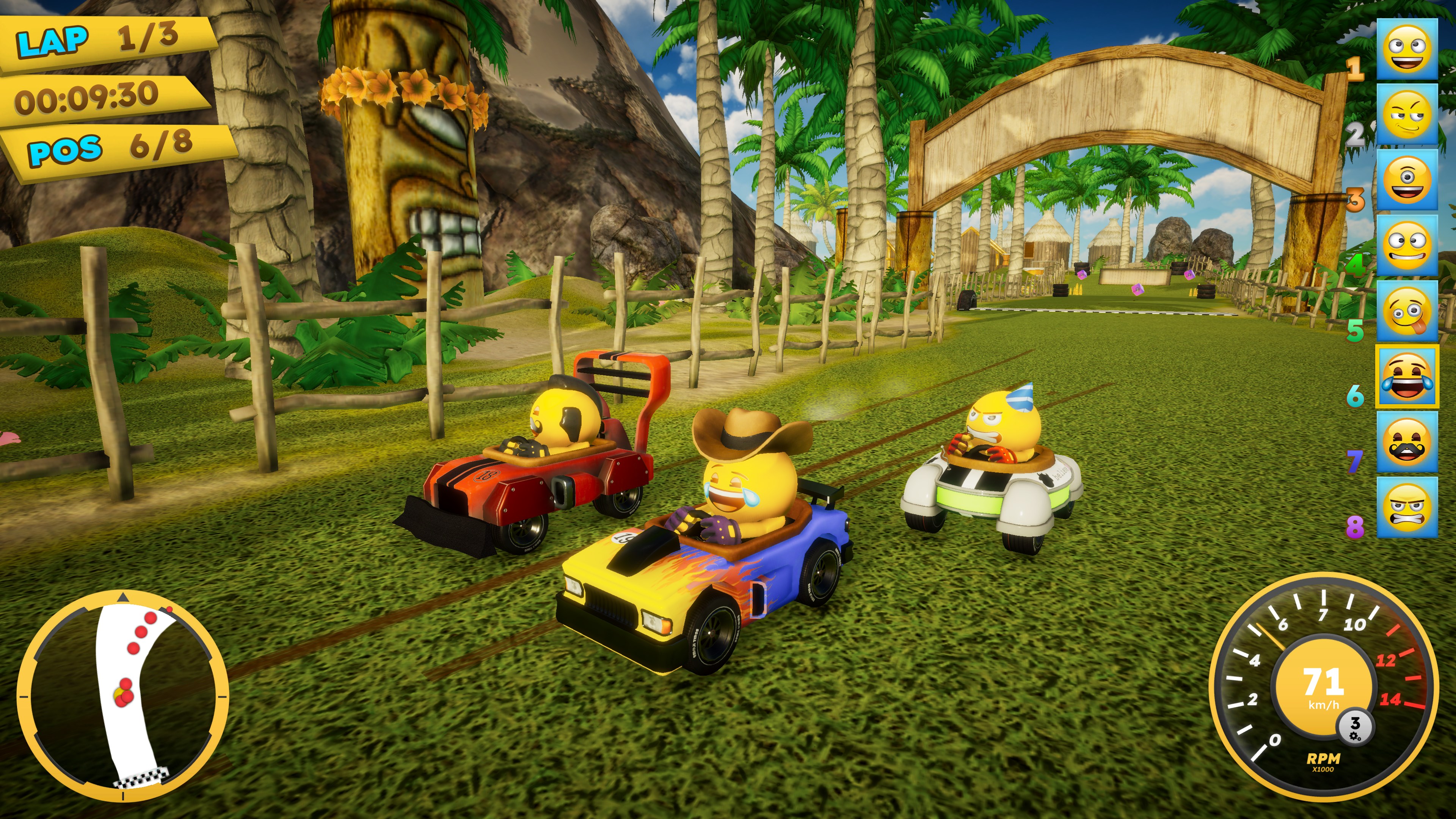 (23.15$) emoji Kart Racer XBOX One / Xbox Series X|S CD Key