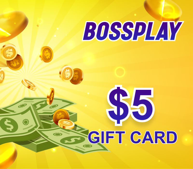 (6.23$) BossPlay 5 Credits Gift Card