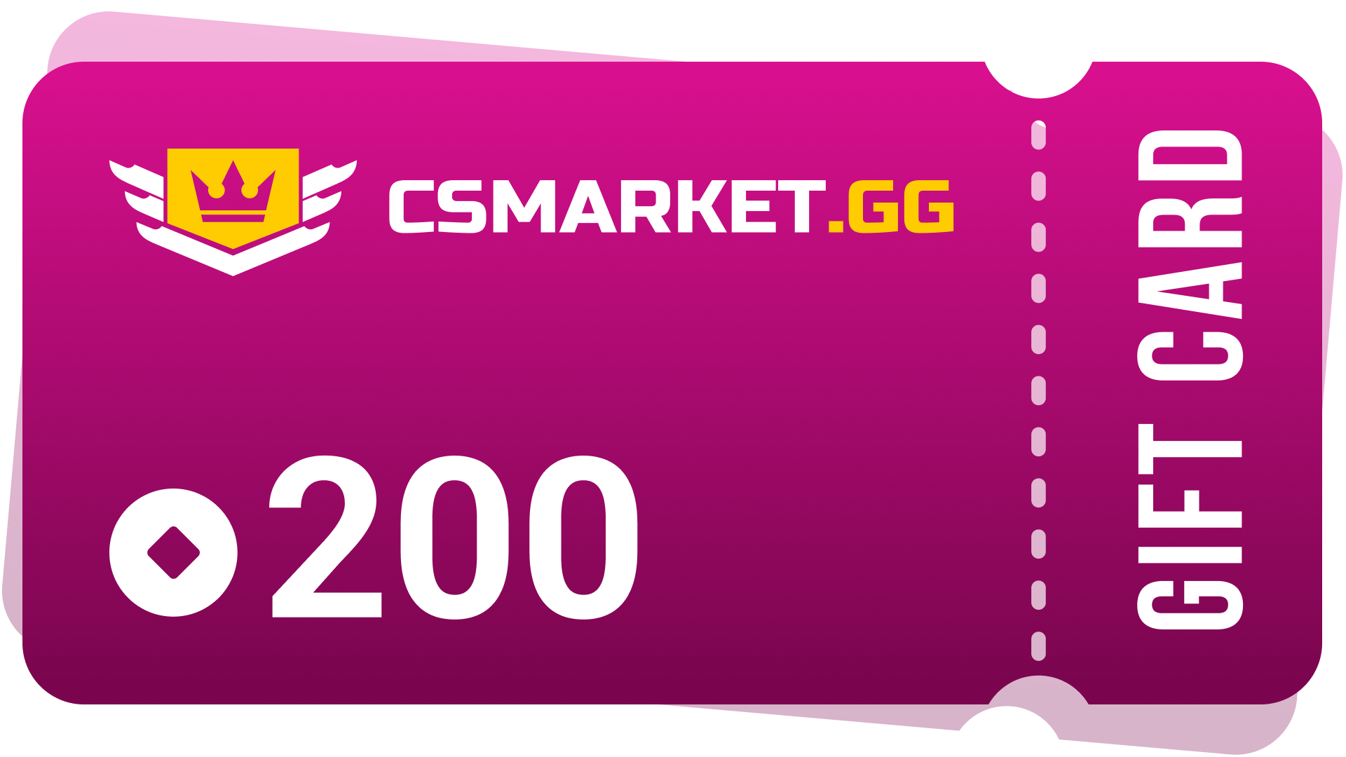 (136.28$) CSMARKET.GG 200 Gems Gift Card