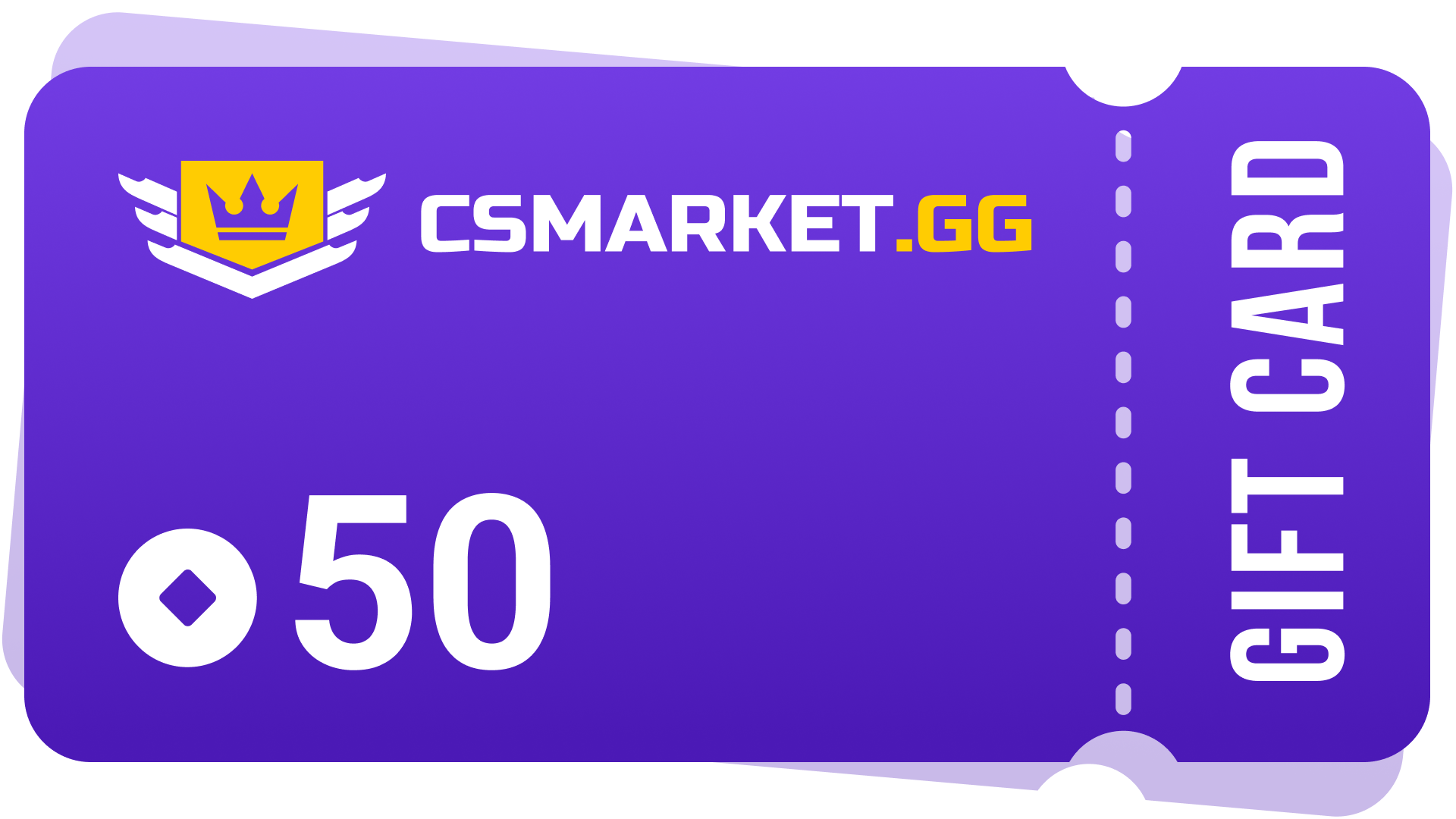 (34.22$) CSMARKET.GG 50 Gems Gift Card