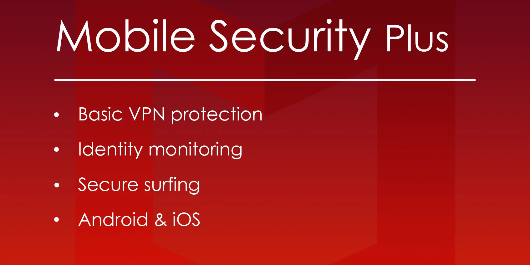 (6.75$) McAfee Mobile Security Plus VPN Key (1 Year / Unlimited Devices)