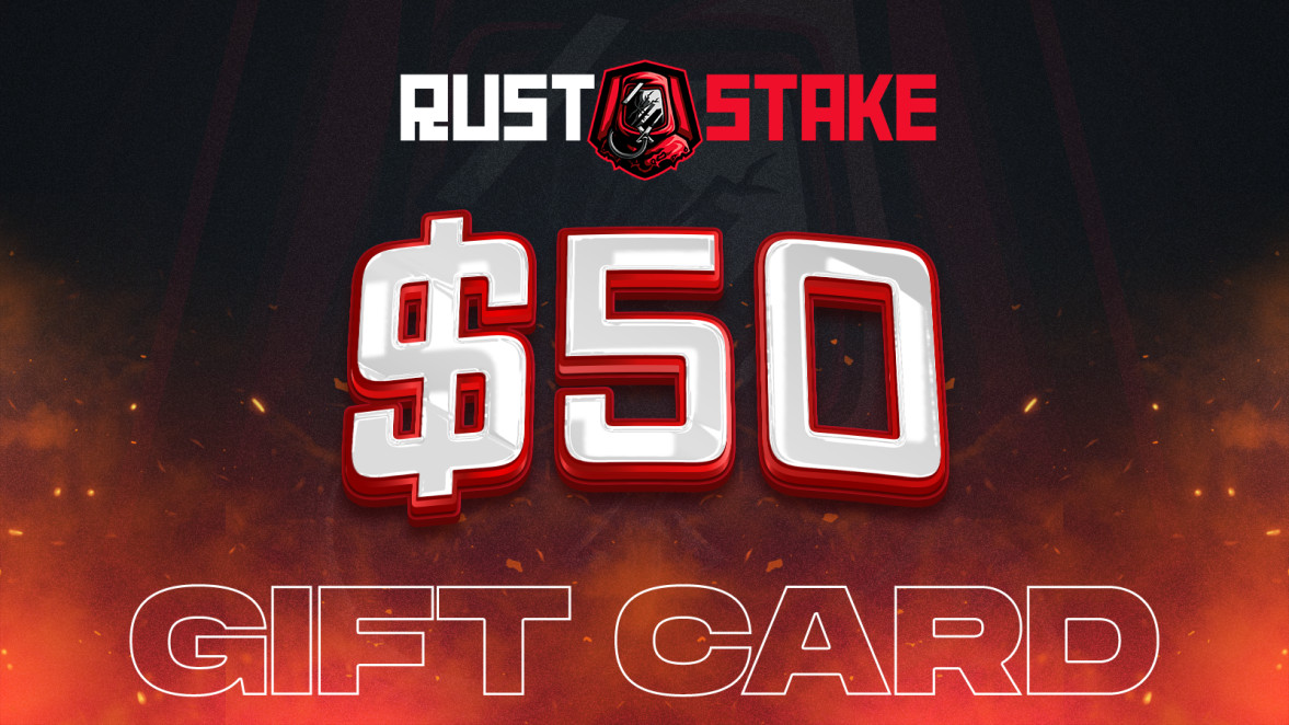 (55.44$) RustStake $50 Gift Card