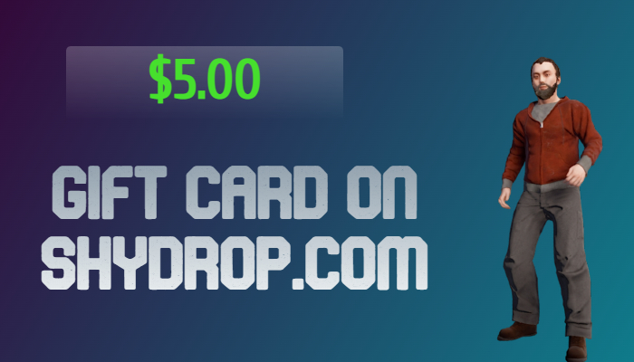 (5.27$) ShyDrop $5 Gift Card