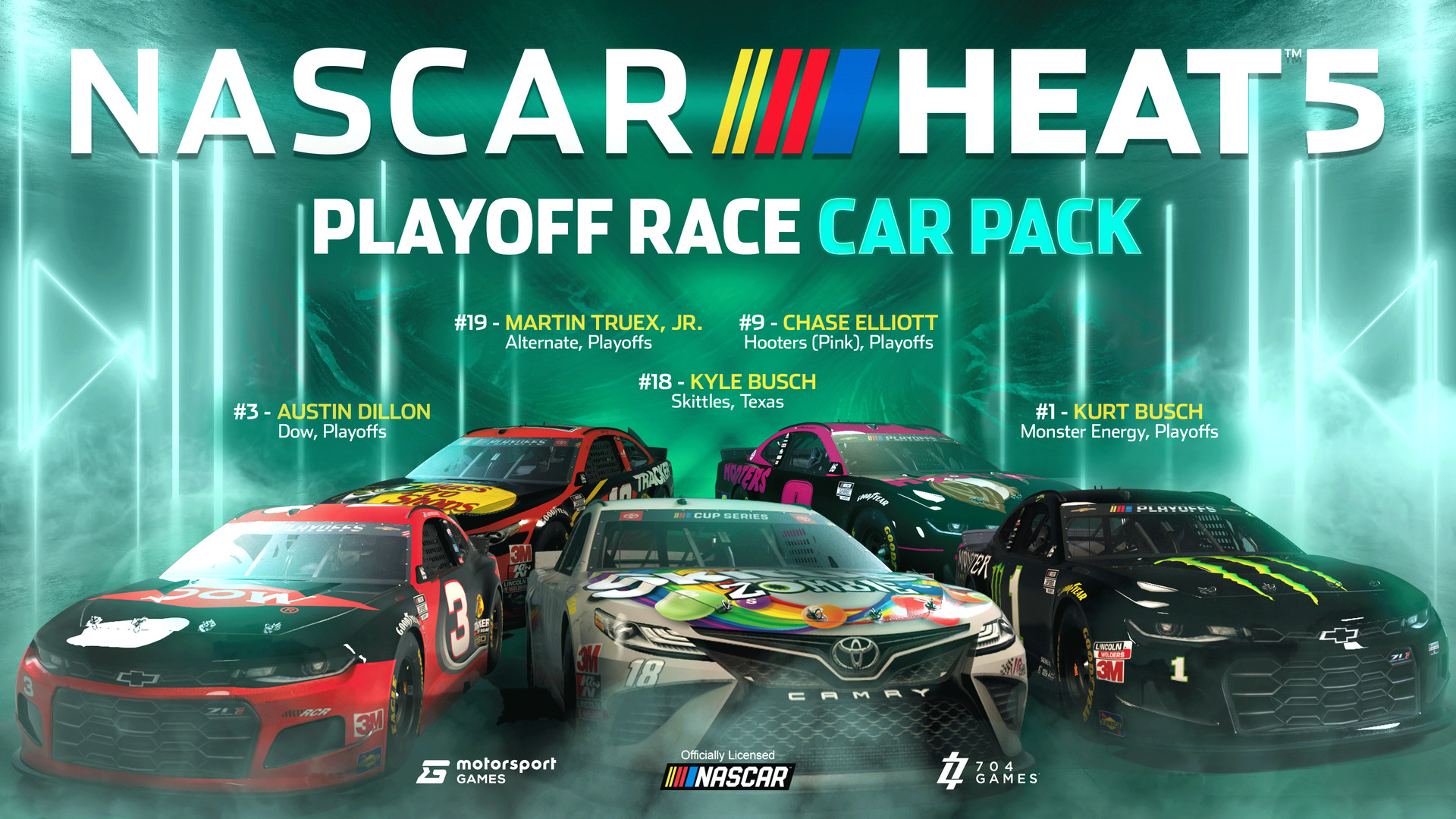 (0.24$) NASCAR Heat 5 - Playoff Pack DLC Steam CD Key