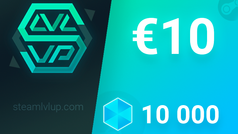 (10.54$) SteamlvlUP €10 Gift Code